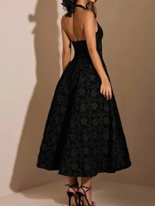 Backless A-Line Dress