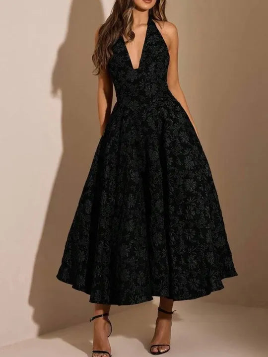 Backless A-Line Dress