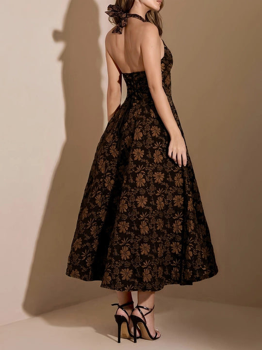 Backless A-Line Dress