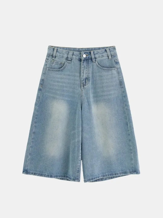 Denim Bermuda Shorts