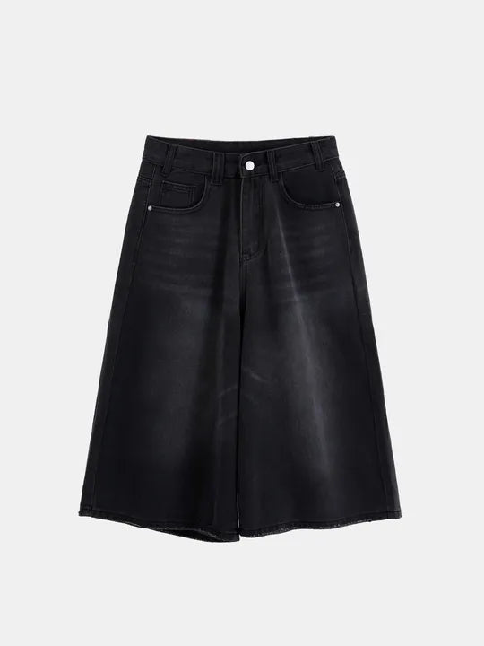 Denim Bermuda Shorts